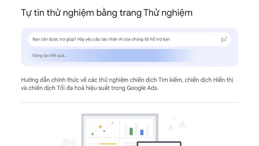 Hướng dẫn chính thức về trang Thử nghiệm trong Google Ads