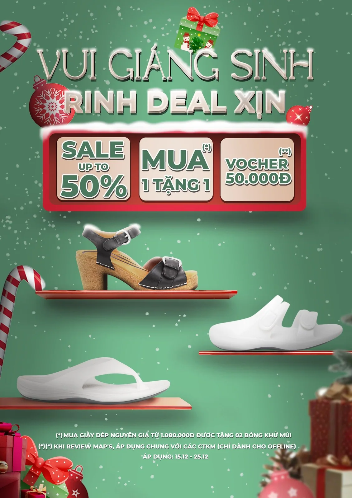 Thiết kế chương trình khuyến mại Giáng sinh cho STEPS