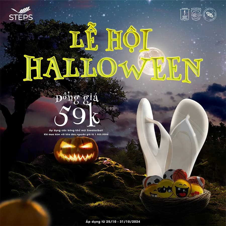 Thiết kế Halloween cho thương hiệu STEPS
